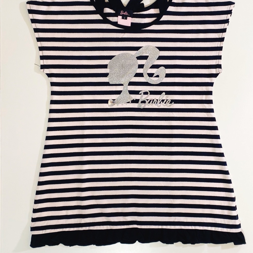 Barbie Black and Pink Long T-shirt